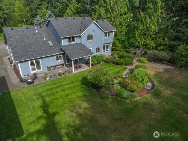 1155 Woods Rd SE, Port Orchard, WA 98366 - view of subject property with a heavily wooded area