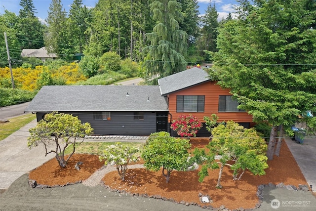 104 Hawthorn Ln, Shelton, WA 98584 - view of front of home with a vegetable garden