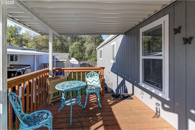 1693 N Sheperd Rd Unit 14, Washougal, WA 98671 - deck featuring an outbuilding