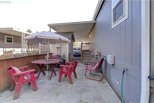 1693 N Sheperd Rd Unit 14, Washougal, WA 98671 - view of patio / terrace featuring outdoor dining area
