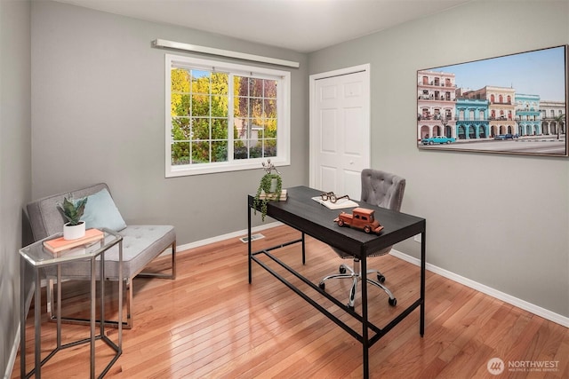 6513 156th Ave SE, Bellevue, WA 98006 - office space featuring baseboards and wood finished floors