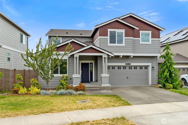 2719 Fiddleback St NE, Lacey, WA 98516 - craftsman inspired home with an attached garage and driveway
