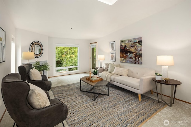 12315 NE 97th St Unit G, Kirkland, WA 98033 - living area with carpet floors