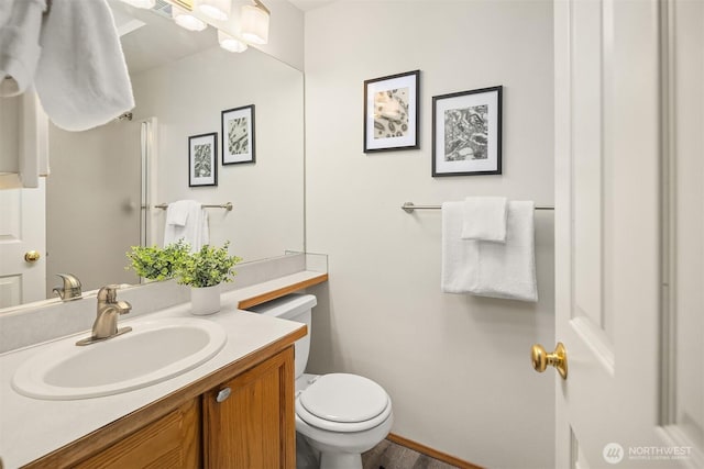 12315 NE 97th St Unit G, Kirkland, WA 98033 - bathroom with toilet and vanity