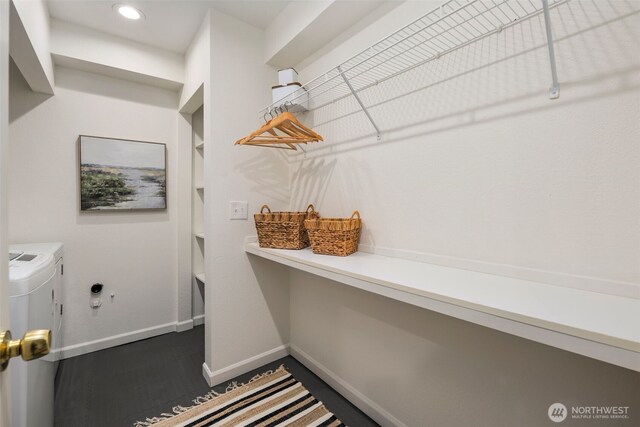 16939 SE 39th St, Bellevue, WA 98008 - spacious closet with washing machine and dryer