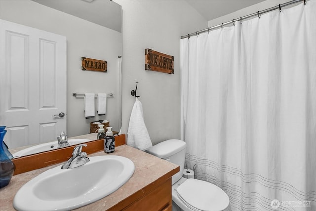 8354 22nd St NE, Lake Stevens, WA 98258 - bathroom featuring vanity and a shower with shower curtain