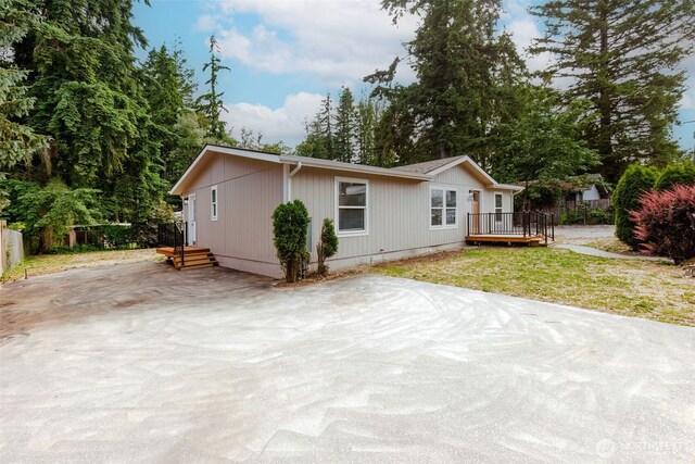 270 Granat St, Port Orchard, WA 98366 - view of front of property featuring a deck and a patio