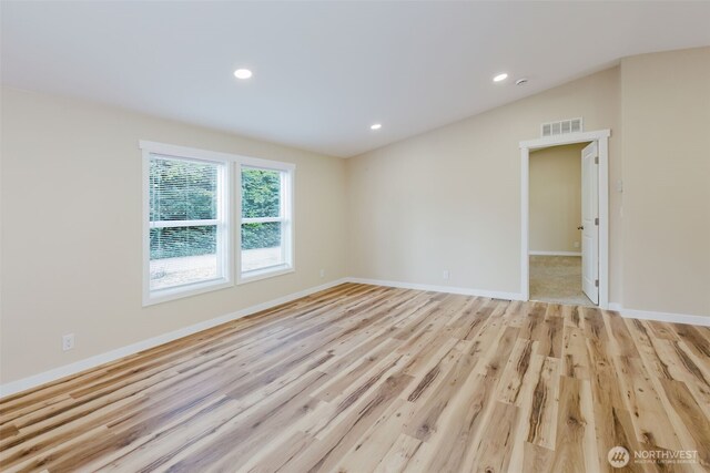 270 Granat St, Port Orchard, WA 98366 - spare room with light wood finished floors, recessed lighting, and baseboards