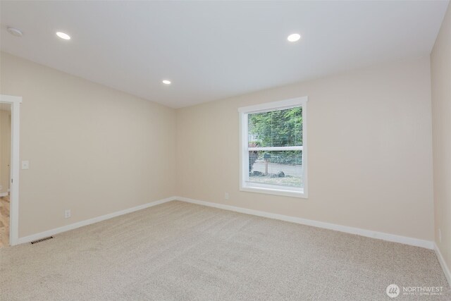270 Granat St, Port Orchard, WA 98366 - carpeted empty room featuring baseboards and recessed lighting