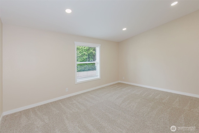 270 Granat St, Port Orchard, WA 98366 - unfurnished room featuring light carpet, baseboards, and recessed lighting