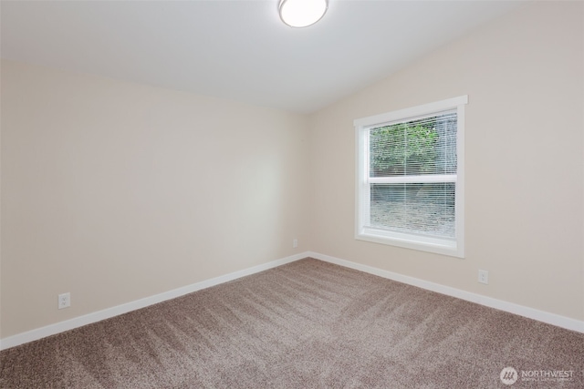 270 Granat St, Port Orchard, WA 98366 - carpeted spare room featuring baseboards and lofted ceiling