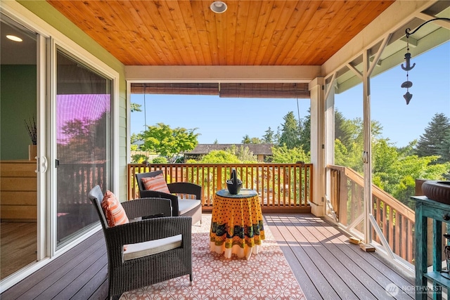 70 Ida Ct, Sequim, WA 98382 - view of wooden terrace
