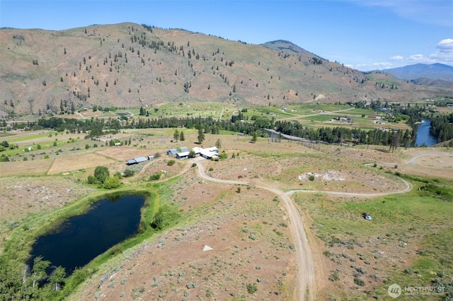 87 Vintin Rd, Carlton, WA 98814 - aerial view of property's location with a water and mountain view and rural landscape