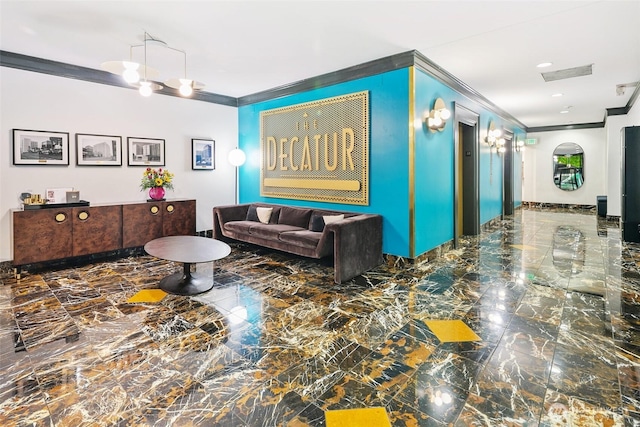 1105 Spring St Unit 712, Seattle, WA 98104 - common area with ornamental molding