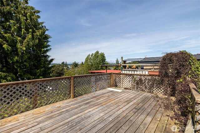 7515 Sunset Dr, Blaine, WA 98230 - view of deck