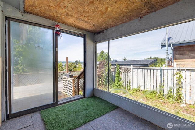 7515 Sunset Dr, Blaine, WA 98230 - view of unfurnished sunroom
