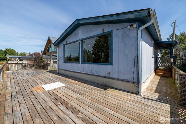 7515 Sunset Dr, Blaine, WA 98230 - view of deck