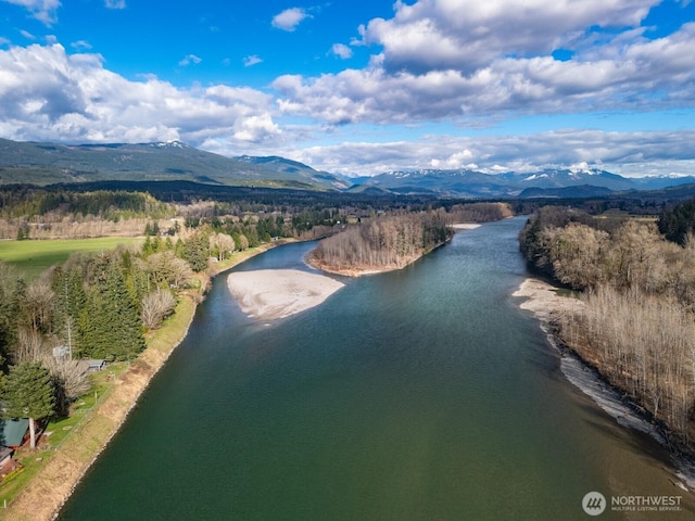8789 Cedar Ct, Sedro Woolley, WA 98284 - bird's eye view of a water and mountain view