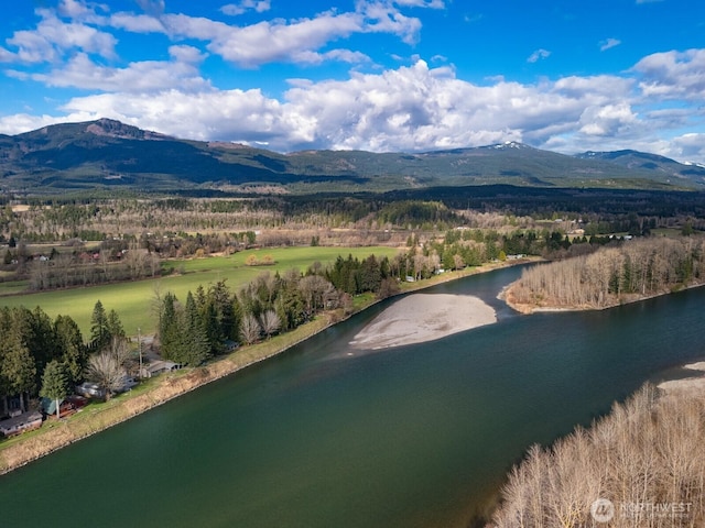 8789 Cedar Ct, Sedro Woolley, WA 98284 - bird's eye view of a water and mountain view