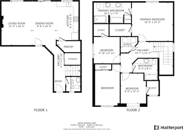14808 26th Pl W Unit 2, Lynnwood, WA 98087 - view of property floor plan