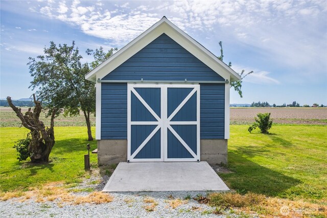 19719 Dry Slough Rd, Mount Vernon, WA 98273 - view of shed with a rural view