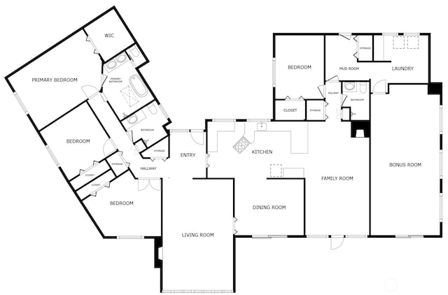 8509 NE 27th Pl, Clyde Hill, WA 98004 - view of property floor plan