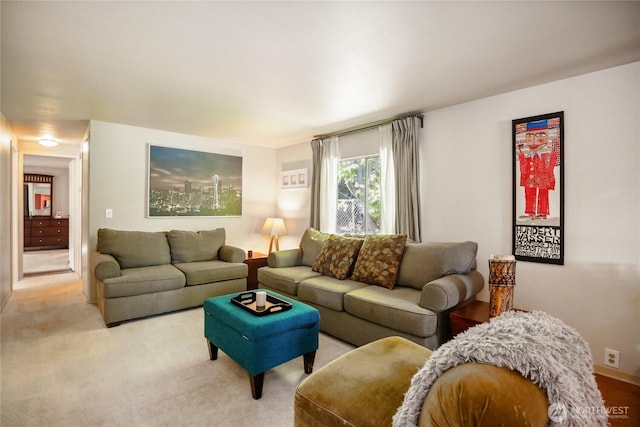 70 E Rustle Way, Grapeview, WA 98546 - living area featuring light colored carpet