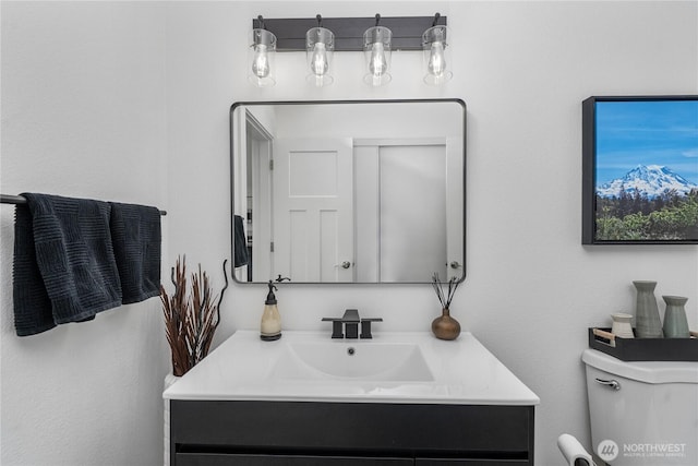 9906 328th St E, Graham, WA 98338 - bathroom with toilet and vanity