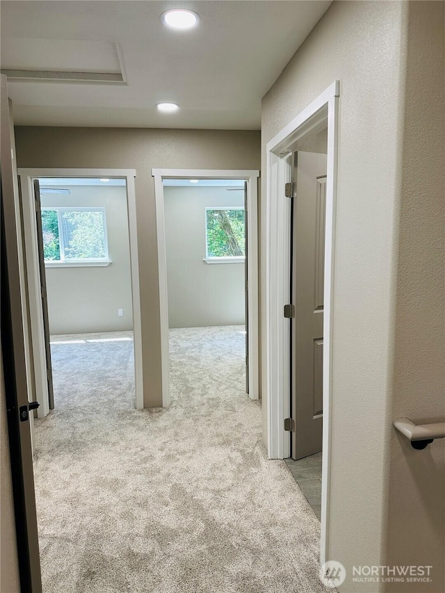 511 Baila Way, Aberdeen, WA 98520 - corridor featuring plenty of natural light and carpet flooring