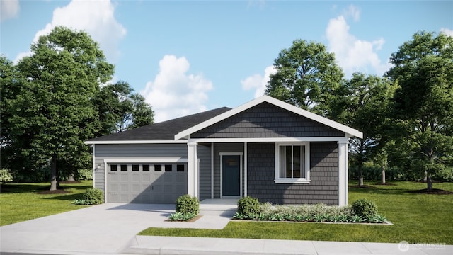 4204 SW Rustler St, Port Orchard, WA 98367 - view of front of home featuring a garage, driveway, and a front yard