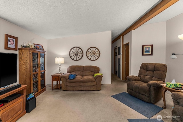 322 N Kentucky Unit A & B, East Wenatchee, WA 98802 - living area with light colored carpet and a textured ceiling
