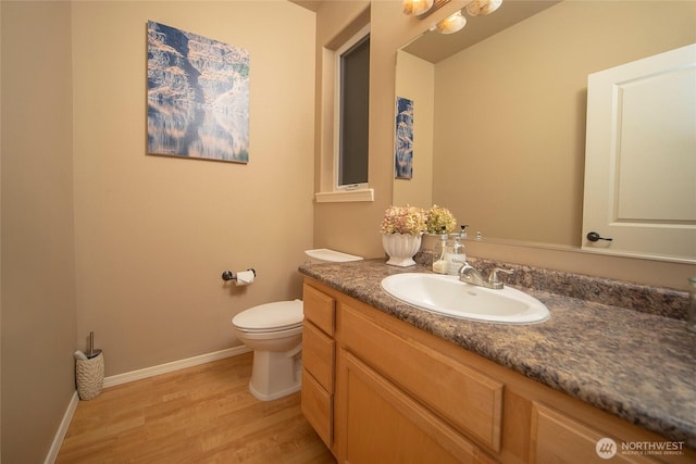 1071 S Section Pl, Quincy, WA 98848 - half bath with vanity and wood finished floors
