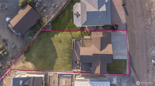 1071 S Section Pl, Quincy, WA 98848 - aerial overview of property's location featuring property parcel outlined