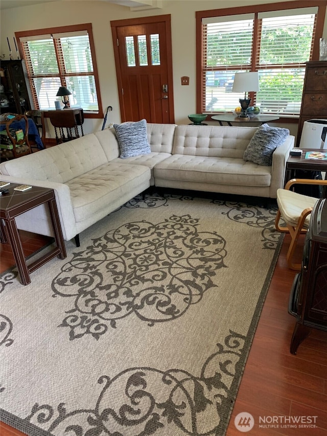13039 56th Ave, Tukwila, WA 98178 - living room with wood finished floors and healthy amount of natural light