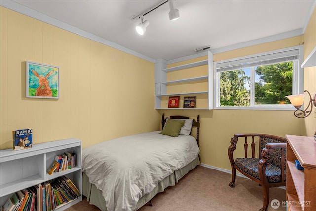 1108 Dale St SE, East Wenatchee, WA 98802 - carpeted bedroom with track lighting