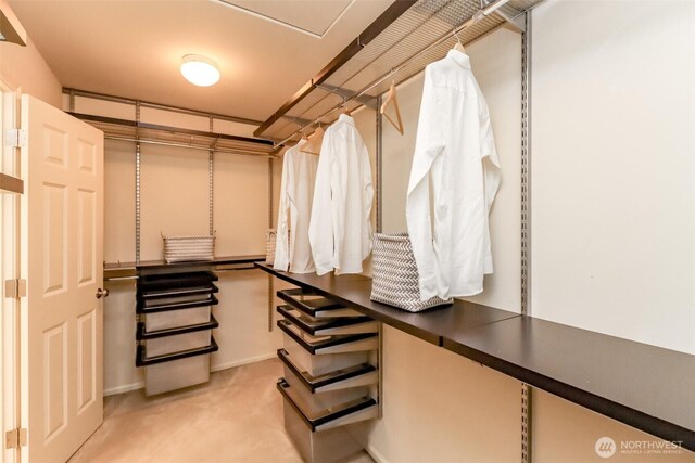 1913 NE 32nd St, Renton, WA 98056 - walk in closet featuring light colored carpet