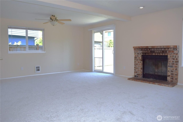 2113 186th Pl SE, Bothell, WA 98012 - unfurnished living room featuring carpet, healthy amount of natural light, and baseboards