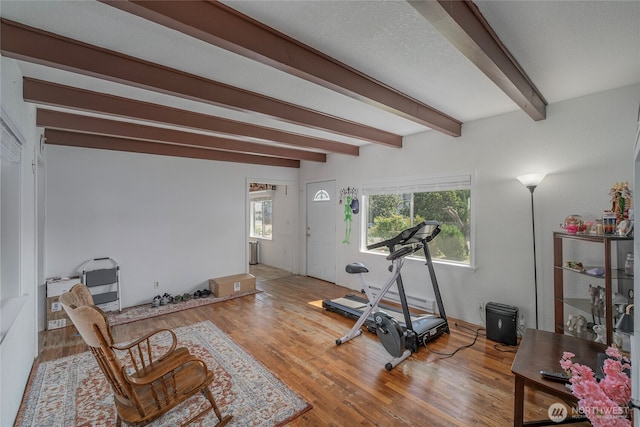 1011 N Dolfay Ln, East Wenatchee, WA 98802 - exercise area featuring wood finished floors
