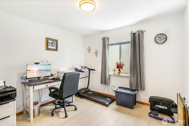 1701 E Burr Ave Unit 36, Moses Lake, WA 98837 - office featuring wood finished floors and baseboards