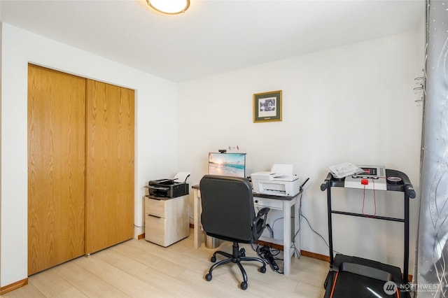 1701 E Burr Ave Unit 36, Moses Lake, WA 98837 - office with light wood finished floors
