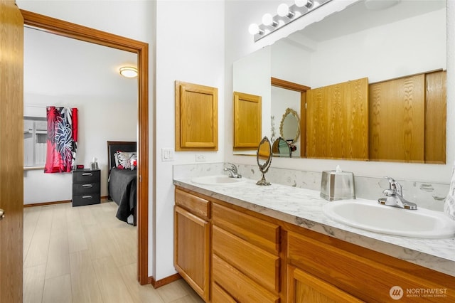 1701 E Burr Ave Unit 36, Moses Lake, WA 98837 - bathroom with double vanity