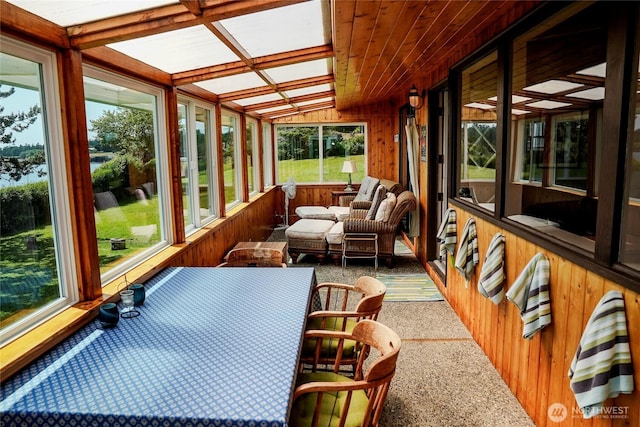 62 Wildwood Ln, Lopez Island, WA 98261 - sunroom / solarium featuring plenty of natural light