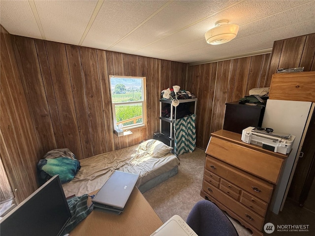 24 Hubbert Rd, Omak, WA 98841 - carpeted bedroom featuring wooden walls