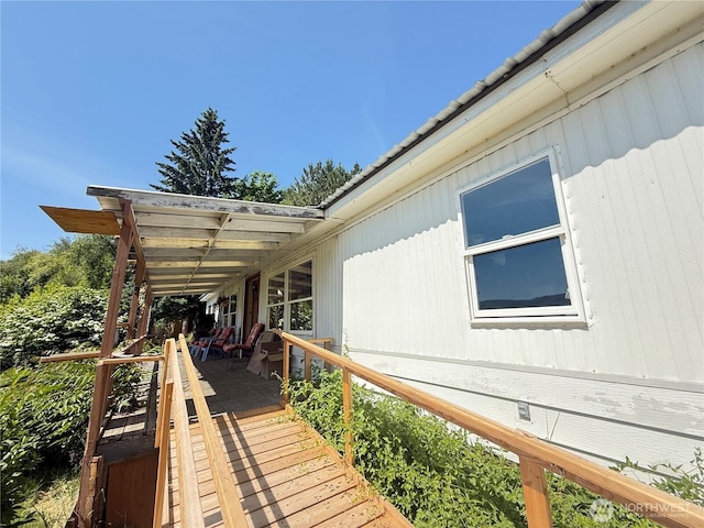 24 Hubbert Rd, Omak, WA 98841 - view of wooden terrace