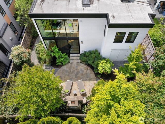 332 6th Ave, Kirkland, WA 98033 - aerial view of property and surrounding area