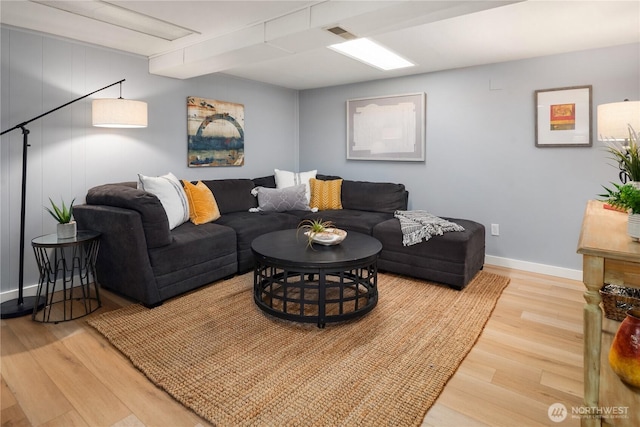 1210 S Mcclellan St, Seattle, WA 98144 - living area with wood finished floors and baseboards