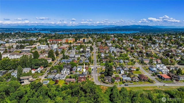 1210 S Mcclellan St, Seattle, WA 98144 - aerial view of property's location featuring a water and mountain view