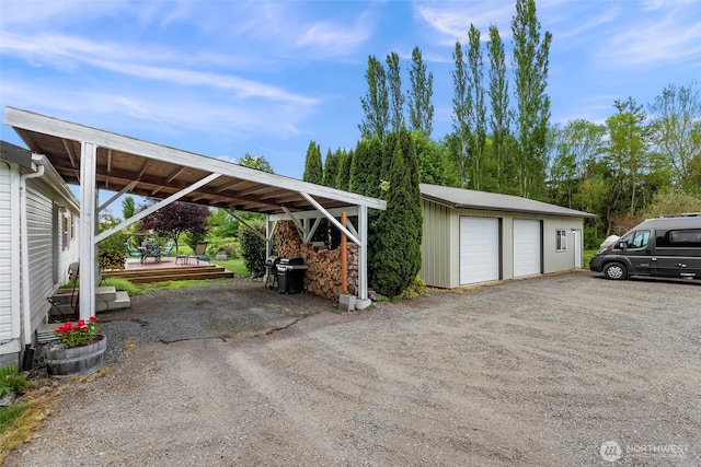 2957 Unick Rd, Ferndale, WA 98248 - view of car parking with a garage