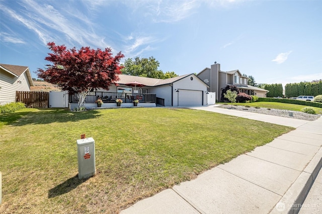 2438 Highland View Dr, East Wenatchee, WA 98802 - view of front of home featuring driveway and a garage