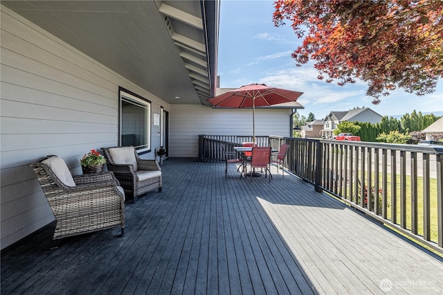 2438 Highland View Dr, East Wenatchee, WA 98802 - deck with outdoor dining area
